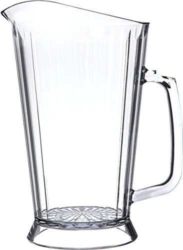 Carlisle Foodservice Products CFS 558307 Commercial Plastic Pitcher, 48 oz, Clear