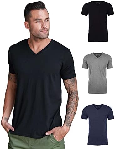 Nas camisetas de pescoço premium V para homens - camisetas modernas S - 2xl vneck subdeshirts