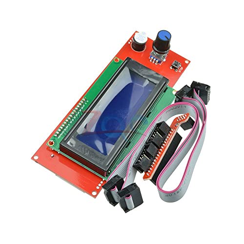 LCD Display 3D Impressora Reprap Smart Controller Reprap Rampas 1.4 2004LCD Controle com adaptador Mendel