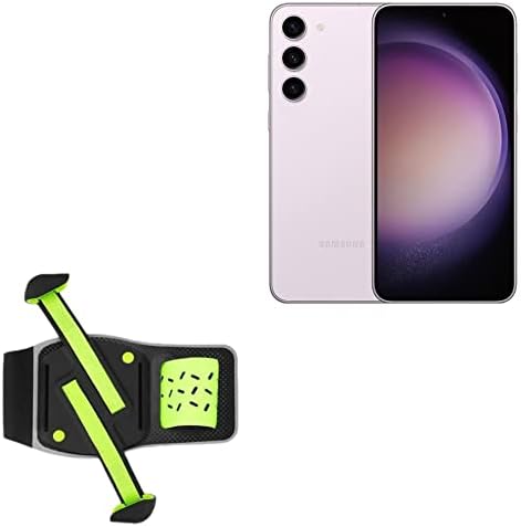 Ponte de ondas de caixa compatível com Samsung Galaxy S23 - Bravegem Flexsport, braçadeira ajustável para treino e correr