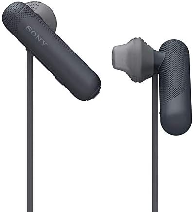 Sony Wi-Sp500 sem fio, fones de ouvido esportivos, fones de ouvido Bluetooth, preto