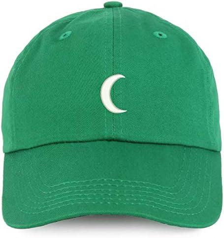 Trendy Apparel Shop Youth Crescent Moon Lua não estruturada Capinho de beisebol