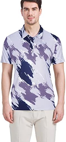 Camisas de golfe de Auleegar Mens