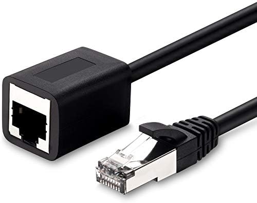 Cabo de extensão Ethernet de Ruaeoda 15 pés, rede blindada CAT6 CABO DE EXTENSÃO RJ45 CABOS CONECTOR MASCIMENTO