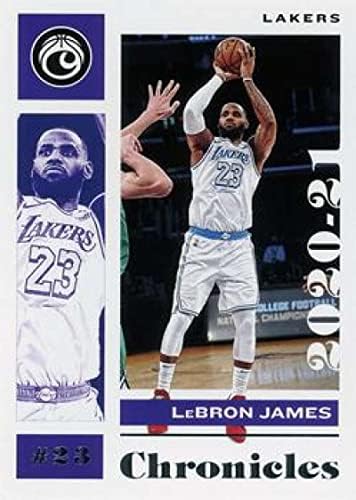 2020-21 Panini Chronicles #46 LeBron James Los Angeles Lakers NBA Basketball Trading Card