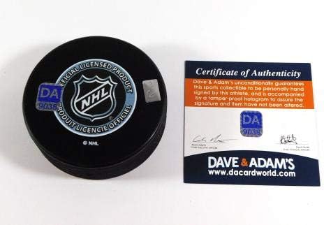 Dustin Byfuglien assinou o NHL Souvenir All Star Hockey Puck Dave & Adam's Auto - Autographed NHL Pucks