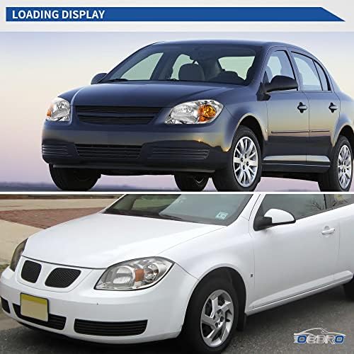 Oedro faróis compatível com 2005-2010 Chevy Cobalt / 2007-2010 Pontiac G5 / 2005-2006 Pontiac Pursuit Headlamps Housing Chrome-Lado