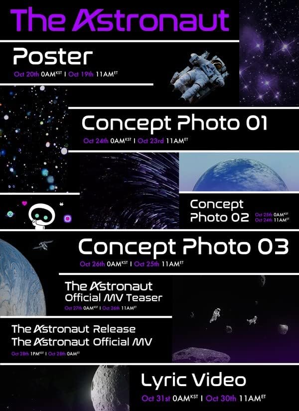 Bts jin the astronauta 1º Álbum único CD+Pôster dobrável no pacote+Photobook+Card de letra+cartão postal+adesivo gráfico+adesivo