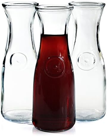 Âncora Hocking 0,5 litro Vinho de vidro cafe, conjunto de 3, claro