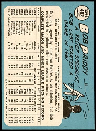 1965 Topps # 482 Bob Priddy San Francisco Giants NM Giants
