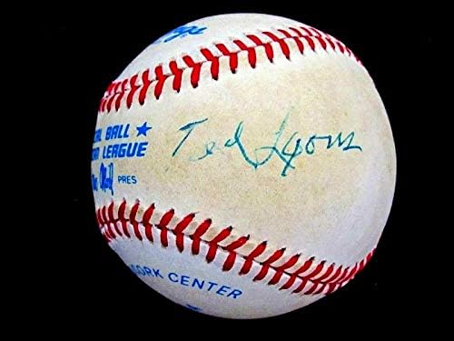 Ted Lyons Chicago White Sox Hof Pitcher assinado Auto Vintage Oal Baseball JSA LTR - Bolalls autografados
