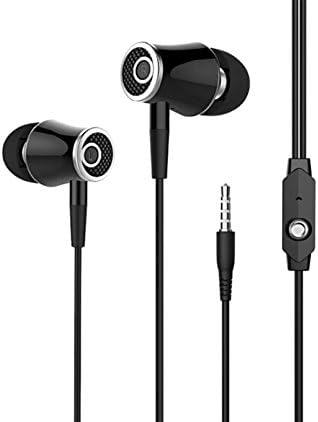 Substituição de fones de ouvido para o Kindle Fire, compatível com o Samsung Galaxy S8+, Nota 8, compatível com Fire HD 8 HD 10, Paperwhite, Voyage, Oasis Ereaders Earbuds Mic Mic In-Ear Setreo Sound Headset