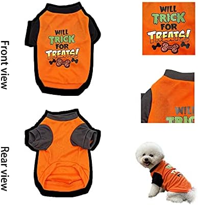 Trajes de Halloween de cachorro Shinyeagle 2, trajes de camisa de cachorro para decorações de Halloween, camisetas de figurino de pet de pet-tear