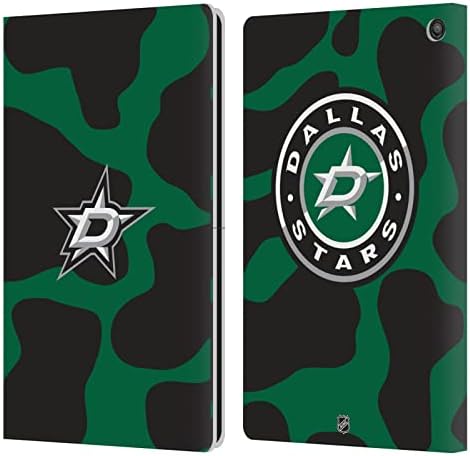 Projetos de capa principal licenciados oficialmente NHL Camouflage Dallas Stars Livro de couro Caixa Caixa Caspa Compatível