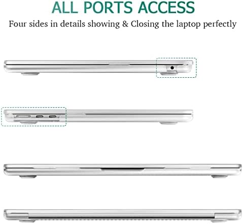 Tuiklol Compatível com MacBook Air 13,6 polegadas Estojo 2022 Modelo de liberação A2681 Apple M2 Chip, capa dura