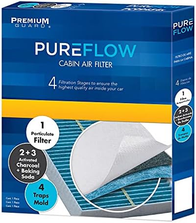 Filtro de ar da cabine HEPA PureFlow PC5519HX | FITS 2017-03 Honda Accord, -07 CR-V, 2015-06 Civic, 2023-09 Pilot, 2017-05 Odyssey, 2023-06 Ridgeline, 2020-14 Acura Mdx, 2018-13 RDX, 2014-04 TSX