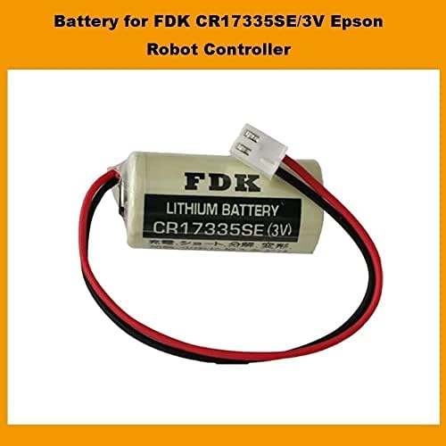 Xiaoxx 3V CR17335SE 1800mAH Substituição de bateria de lítio não-recarteável para FDK CR17335SE 3V Epson Robot Controller