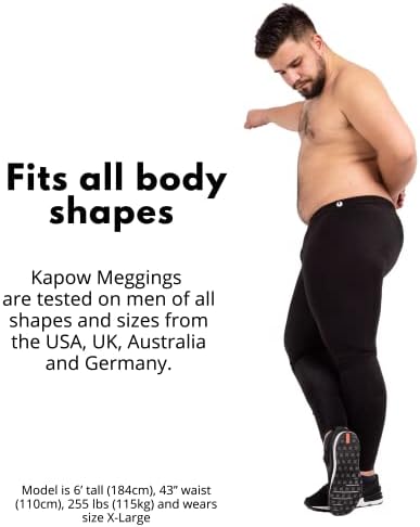 Kapow meggings as leggings masculinas originais