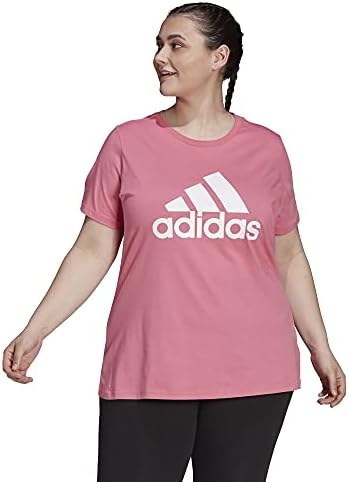 Tee de logotipo essencial feminino da Adidas