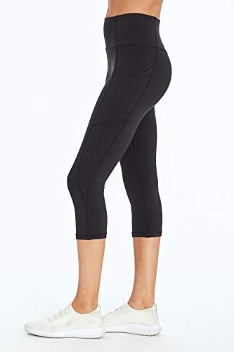 Jessica Simpson Sportswear Women Feminina Controle de Pocket Capri Legging