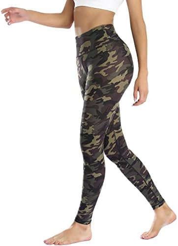 Salspor Buttery Macker Leggings para mulheres Pontas de ioga com cintura alta elástica confortável não transparente