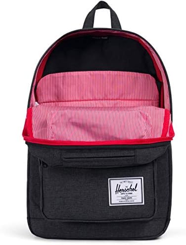 Mochila Herschel Pop Quiz, mochila preta/preto, clássico 22L