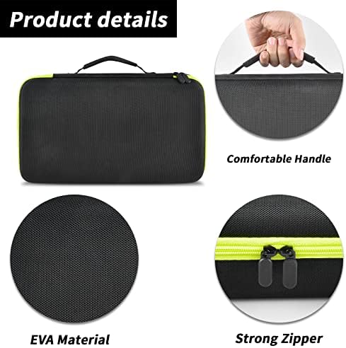 Case compatível com Ryobi One+ 18V-íon de lítio 4.0/ 3.5/ 3.0/ 2.0/ 1.5 AH Bateria compacta. Suporte de transporte de armazenamento