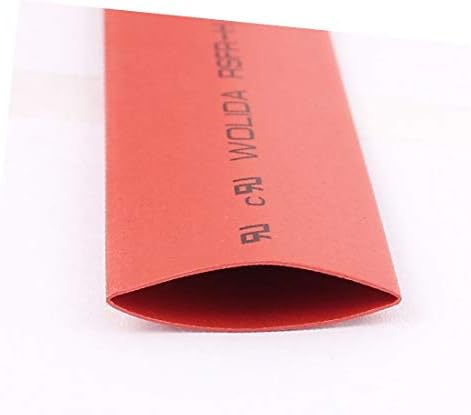 X-dree manga de manga de fio kit de tubulação de encolhimento de poliolefina de poliolefina de 4,9 pés Red 3pcs (Juego de Tubos TermorreTráctiles de Poliolefina de Alambre de Envoltura de Fundición 4.9 tortas, rojo, 3 piezas