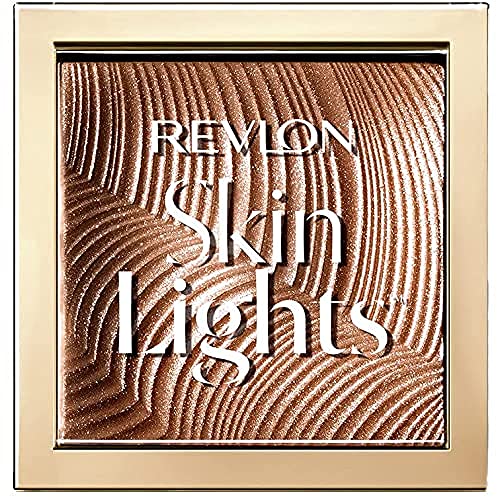 Revlon Skinlighs Bronzer Prismático Pó, Cobertura Translúcida para Constata, Beam Sunkissed, 0,28 oz