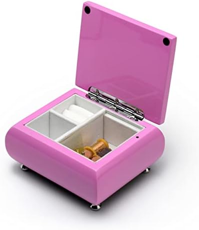 Adorável High Gloss 23 Nota Pink Jewelry Box Girls Kenhaque - tema de Lara