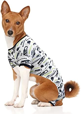 Littlearth Unissex-Adult NFL Seattle Seahawks PJs, cor da equipe, grande