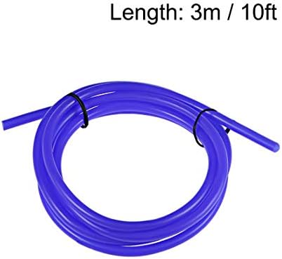 tubo de silicone uxcell, 3/32 id x 5/32 od 10ft silicone borracha tube mangueira tubo de água para transferência de