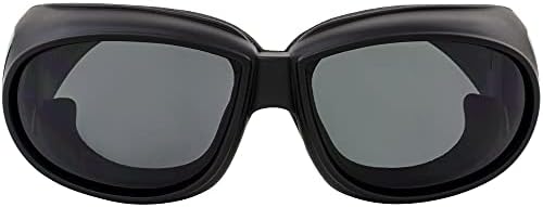 2 óculos de sol de segurança de motocicletas se encaixam na maioria dos copos fumantes e o uso claro dia e noite atende aos padrões