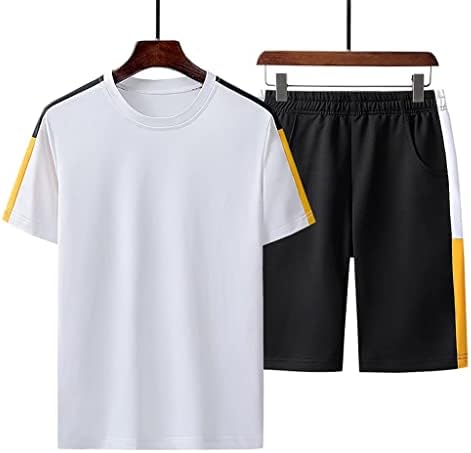 N/A Men's Sportswear Sport Summer Sportswear Duas peças Camisa masculina Conjunto de shorts