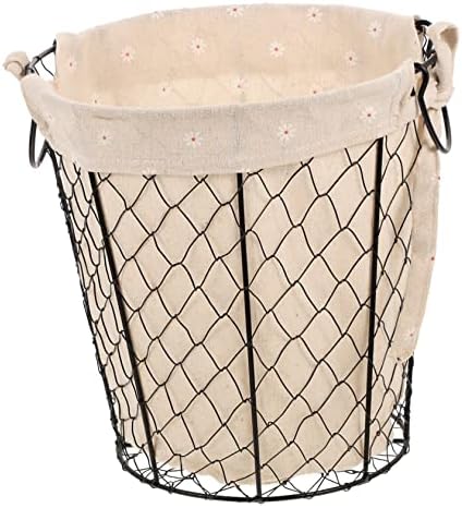 Zerodeko Wild Iron Storage Storage cesta de lavanderia de arame de cesta de arame de arame de arame de arame de arame de armazenamento