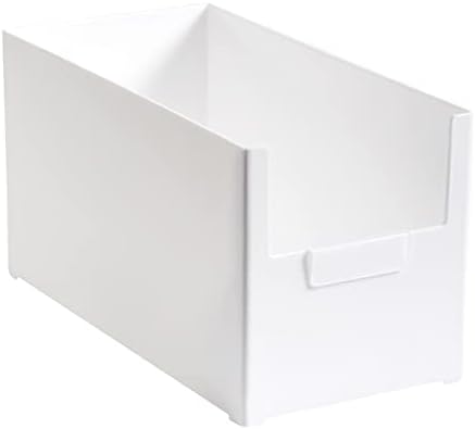 Ieasebwp xícara de cerâmica Caixa de armazenamento de letra branca documento multifuncional documento em casa cozinha banheiro desktop