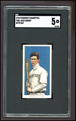 1909 T206 Bat Jack Knight New York Yankees SGC SGC 5.00 Yankees