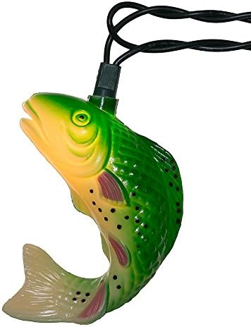 Kurt Adler Ul0424 Trout Light Set, 10 luz