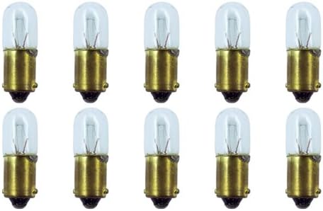 CEC Industries 1843 lâmpadas, 28 V, 0,616 W, Ba9s Base, forma T-3,25