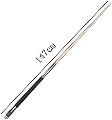 Sshhm Maple Pool Cue, 57 polegadas, 1/2 slooker de nove bola dividida, com cabeça de 12,75 mm, com clipe de pó bonito/d/147cm