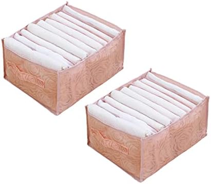 Ihtha Storage Mesh Bag Compartamento Drawer Roupas Compartamento Caixa Caixa de Caixa de Caixa de Armazenamento Bolsas