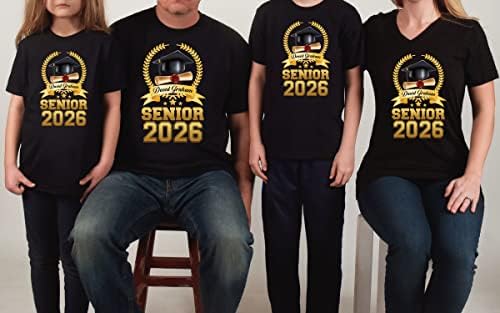 Prezzy Nome personalizado Camisa sênior 2023 Classe de pós-graduação de 2023 Graduação 23 Presentes para ele T-shirt Homens