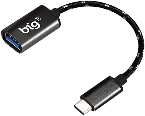 BIG-E USB C para USB 3.0 Uma fêmea de adaptador OTG compatível com o seu BMW 2020 X1 para USB completo no GO Thunderbolt 3