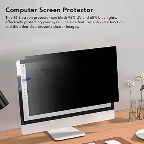 27 em protetor de tela do computador, filtro de tela de privacidade anti -brilho anti -brilho, 16: 9 Monitor Screen