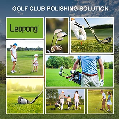 Leopong - Limpador de clube de soluções de soluções de polimento de ferro para polimento de tacos de golfe, essencial para cada