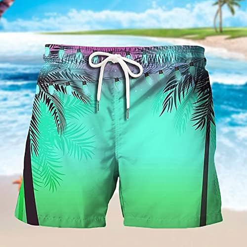 Shorts para homens shorts soltos fit food impressão havaiana maiô troncos de baús de malha moda moda de praia rápida