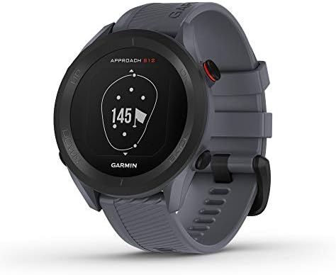 Garmin Approach S12, relógio de golfe GPS fácil de usar, cursos de 42k+ pré-carregados, granito azul, 010-02472-01 e abordagem