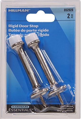 Hardware Essentials de Hillman 852929 Rigid Stop Stop Silver Nickel