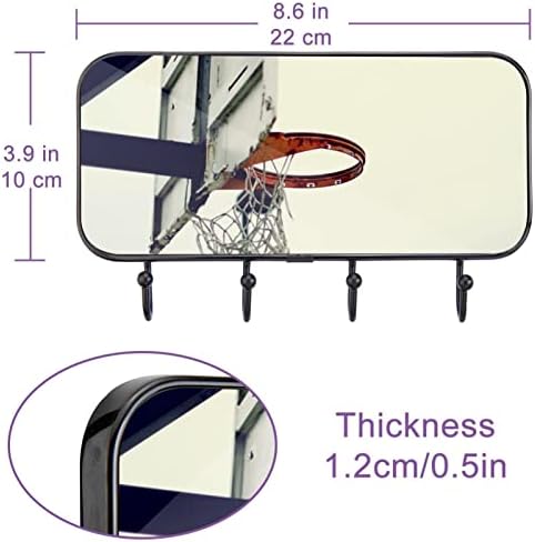 Ganchos adesivos ganchos de parede pesada para pendurar, argola de basquete, toalhas de banheiro ganchos de cozinha