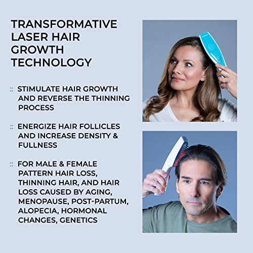 Hairmax Ultima 12 pente a laser para crescimento de cabelo, de lasers de nível médico, tratamento de crescimento